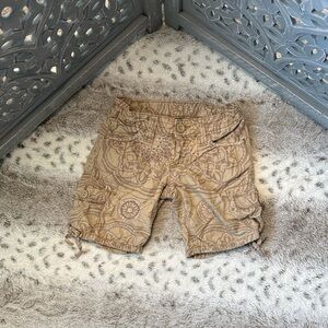 Gap Kids cream tan boho embroidered shorts girls 5T neutral girlhoodcore summer